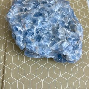 Blue Calcite Raw Crystal